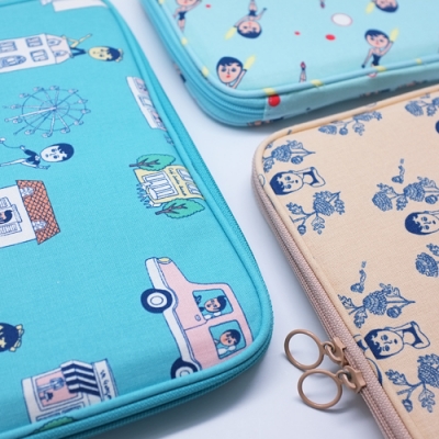 Ooh Là Là! 最新 MULTI POUCH S/M S Size25.5x17x2.5cm M Size 28x22x2.2cm(各兩款)<8折中>