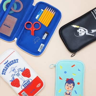 Ooh Là Là! 最新 PENCIL POUCH ver.3 Size 11CM X20CM X2CM(四款)<8折中>